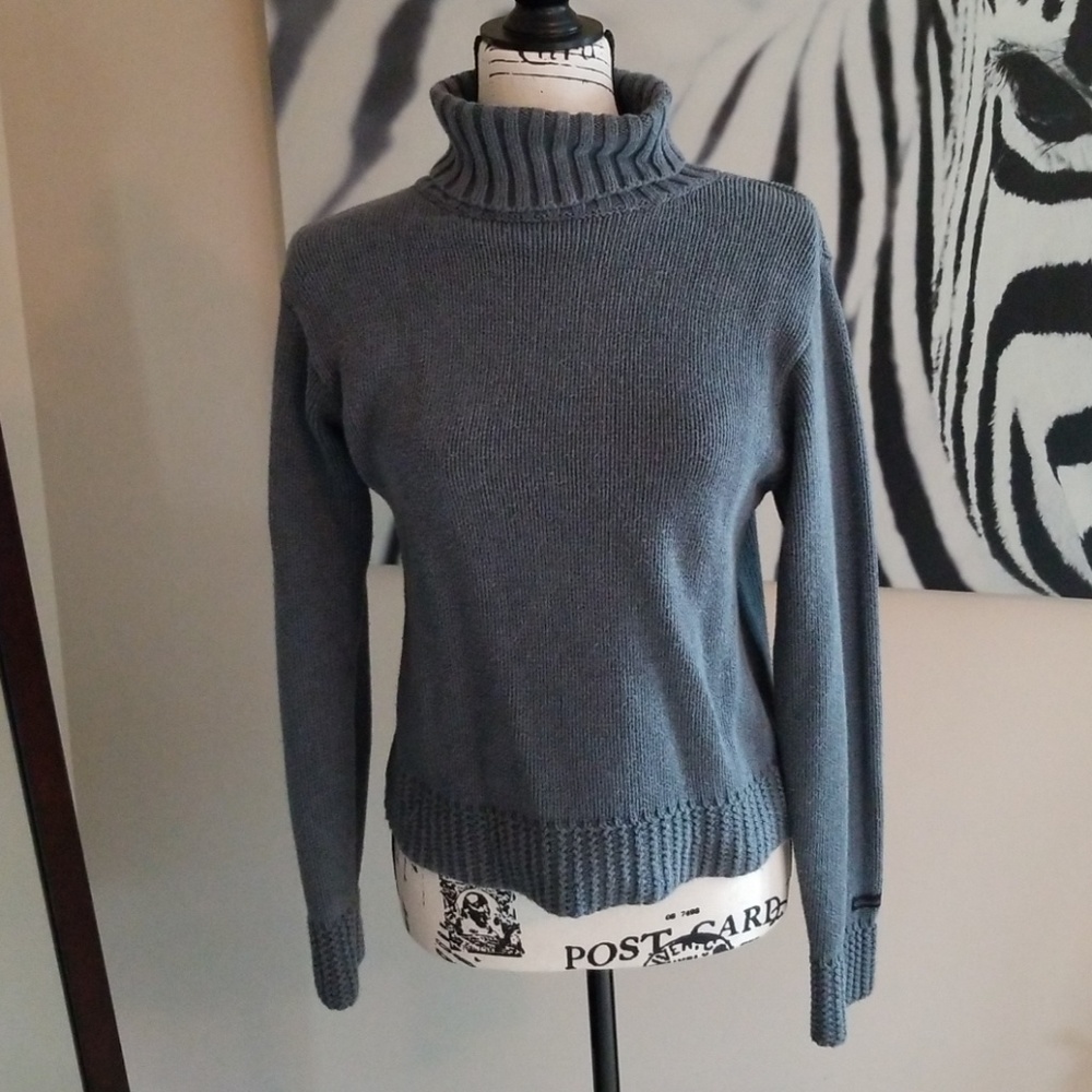 Columbia Cotton Knit Turtleneck Sweater